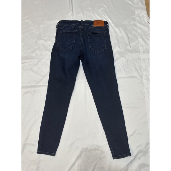 Lucky Brand Denim - Lucky Brand Ava Legging Jeans Womens 6/28 Dark Wash Skinny Denim Indigo Mid Rise